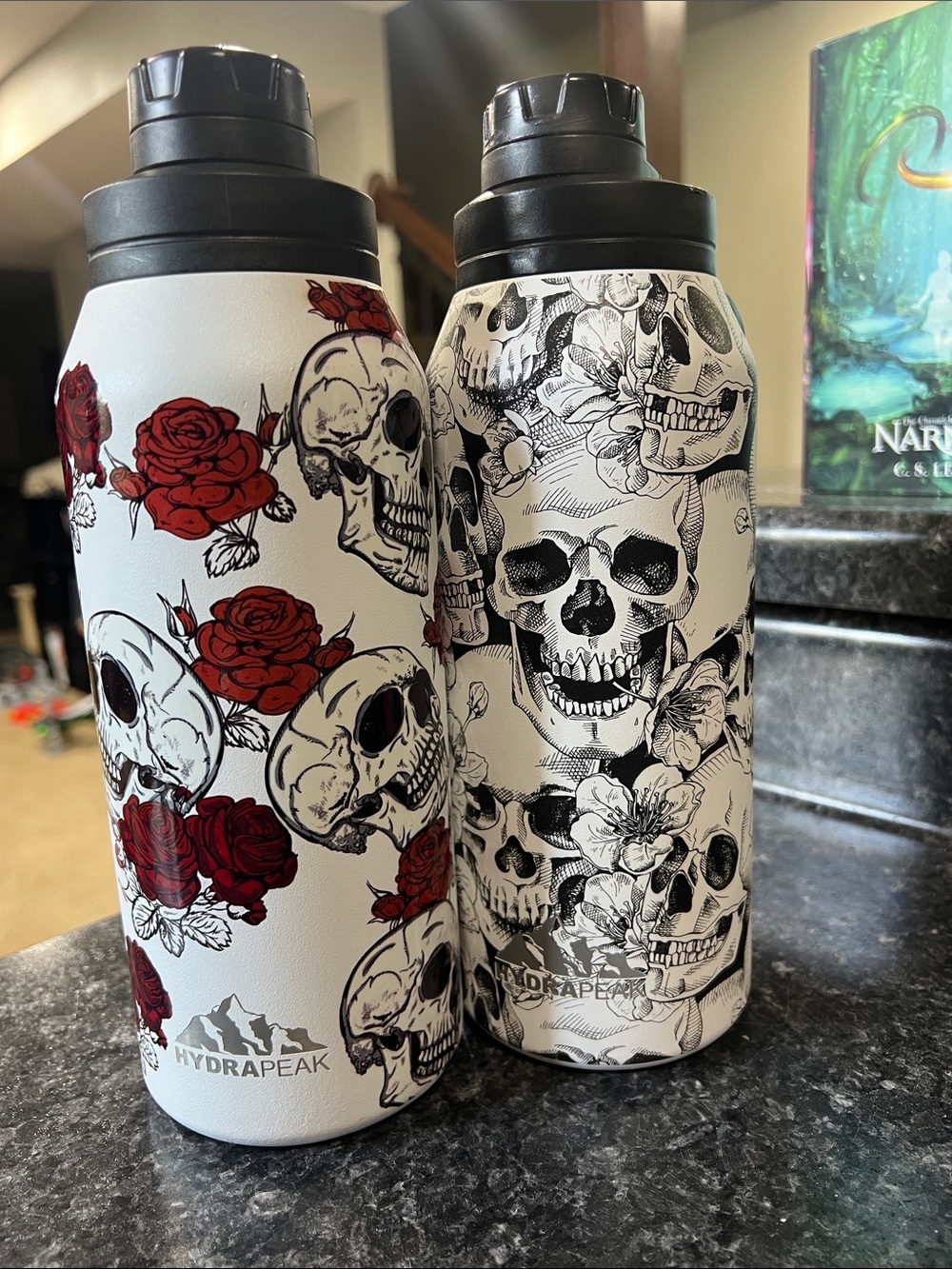 Skull Hydrapeak Water Bottles